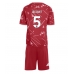 Tanie Strój piłkarski Liverpool Jeremy Jacquet #5 Koszulka Podstawowej dla dziecięce 2026-27 Krótkie Rękawy (+ szorty)
